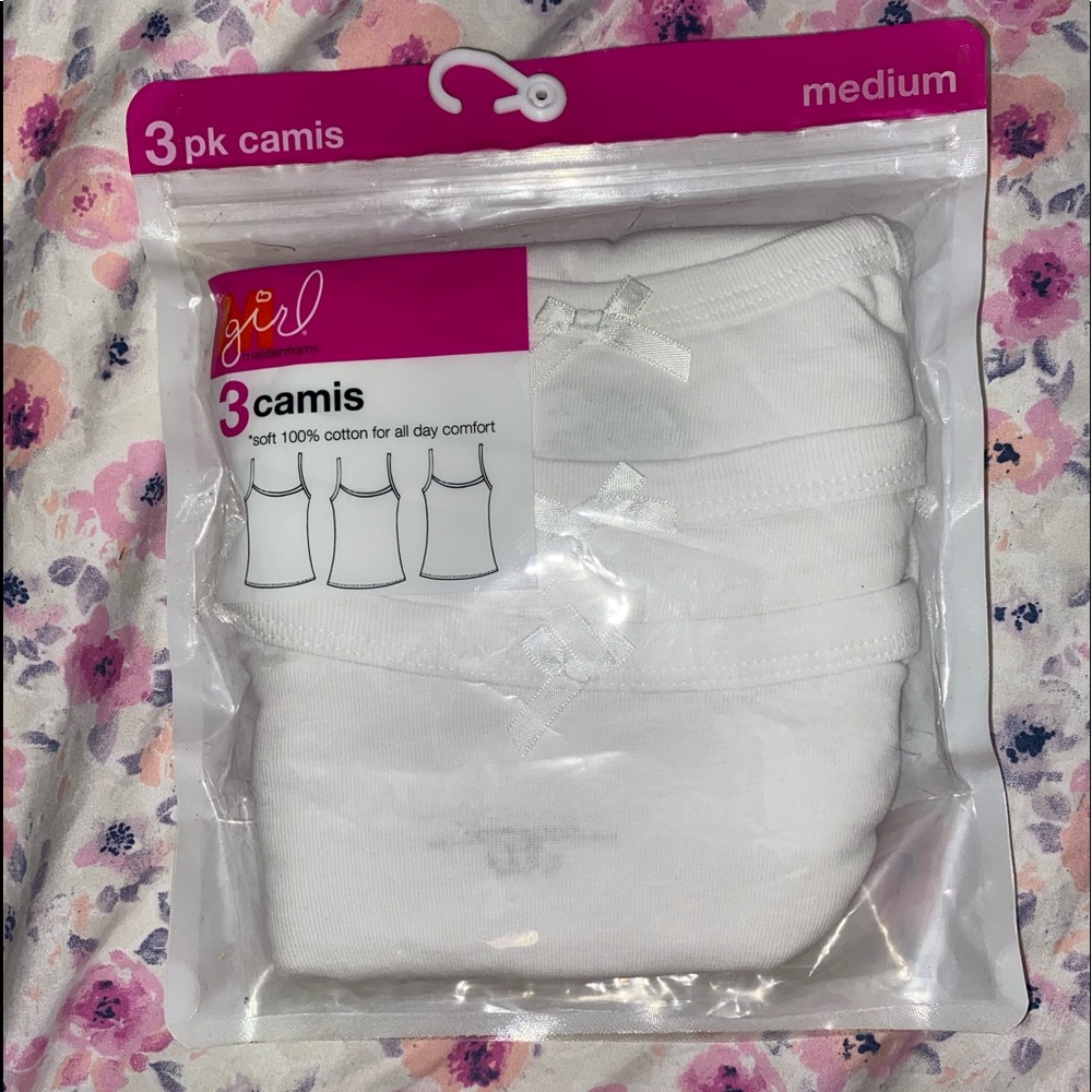 Pack of 3 camis for girls